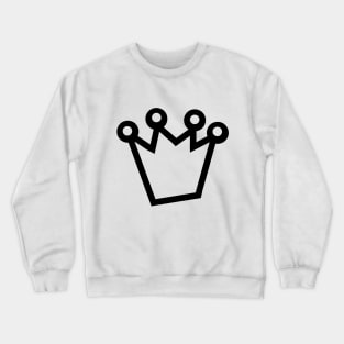 Bold Crown Black Crewneck Sweatshirt